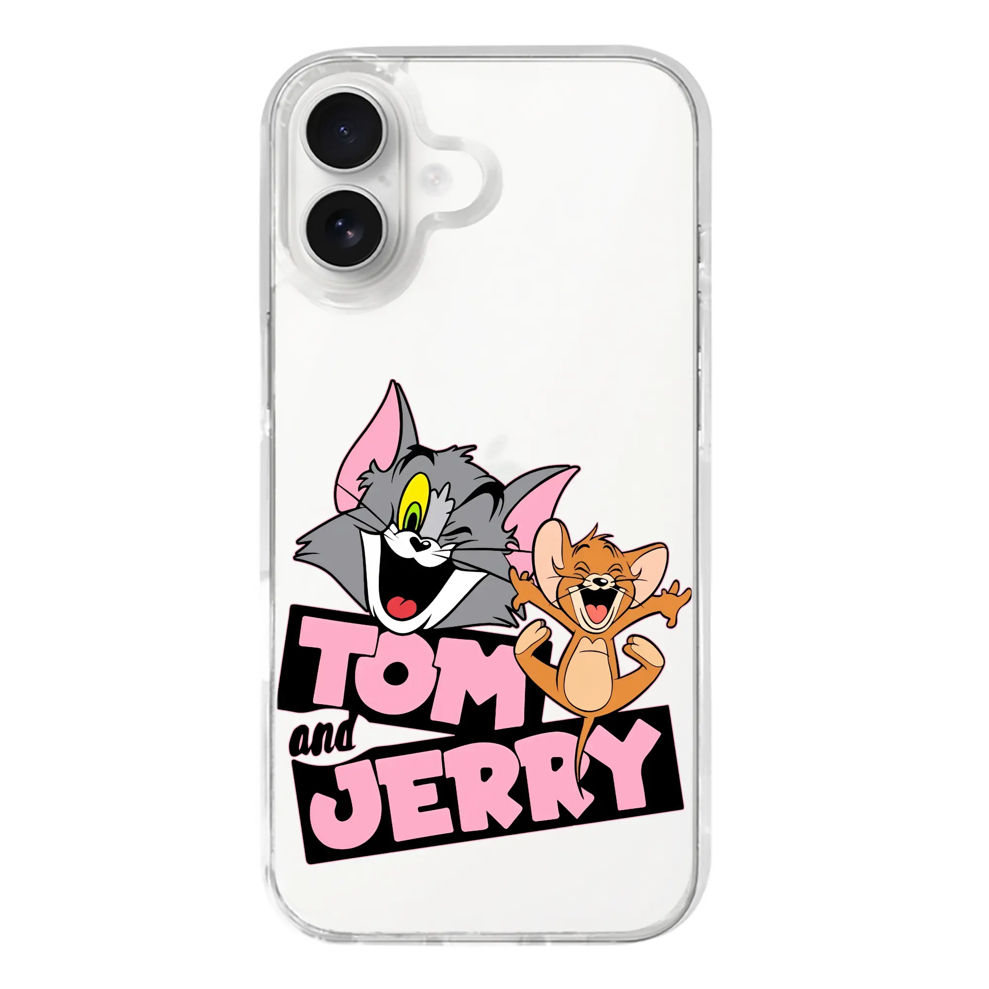 トムとジェリー グッズ トム - iPhone 17シリーズ 透明スマホケース – 薄型・耐衝撃・精密フィット保護カバー